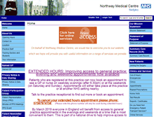 Tablet Screenshot of northwaymedicalcentre.nhs.uk